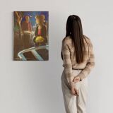 Italian signed painting from 20th century