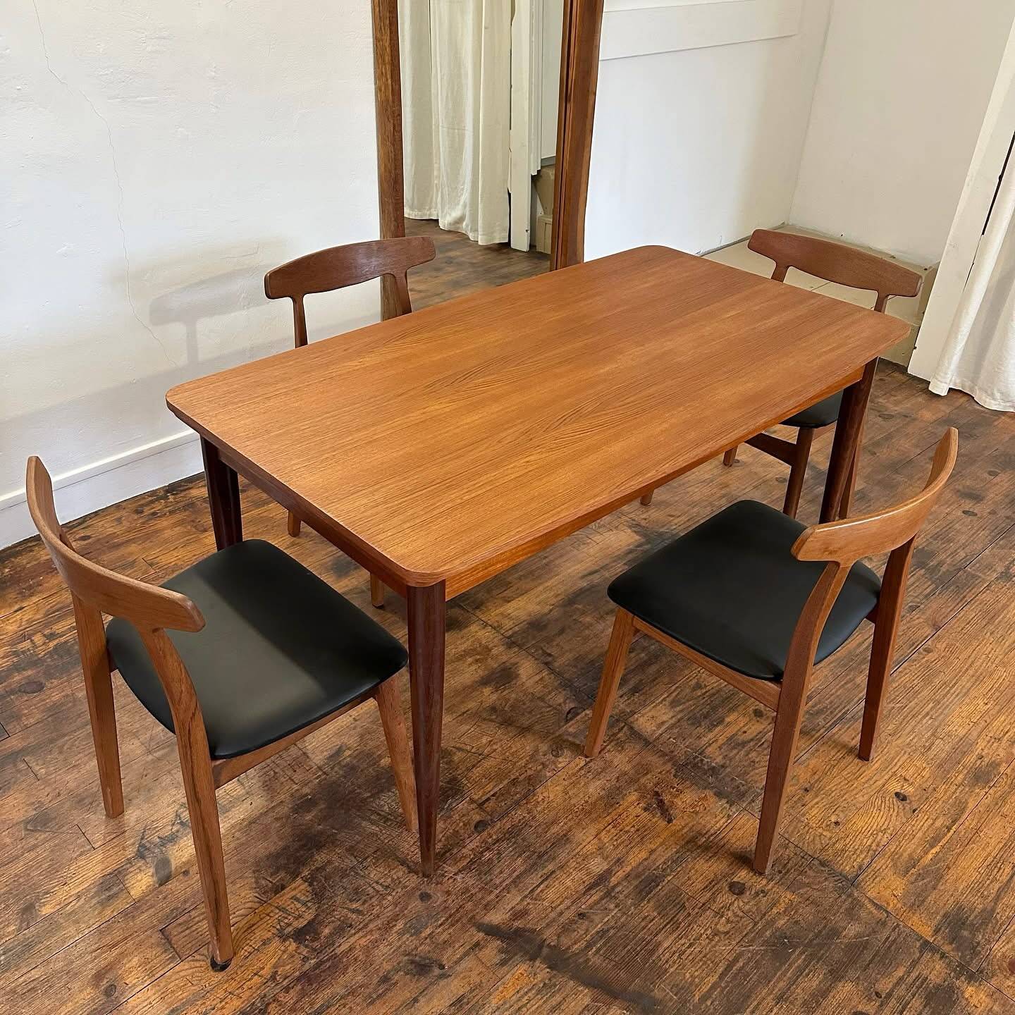 Extensible table by Oswald Vermaercke, 1960