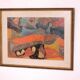 Original Swedish glazed pastel/oil on panel – abstract – glazed, vintage & framed – 86 × 66 cm (33.9" × 26.0")