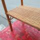 Rattan console table