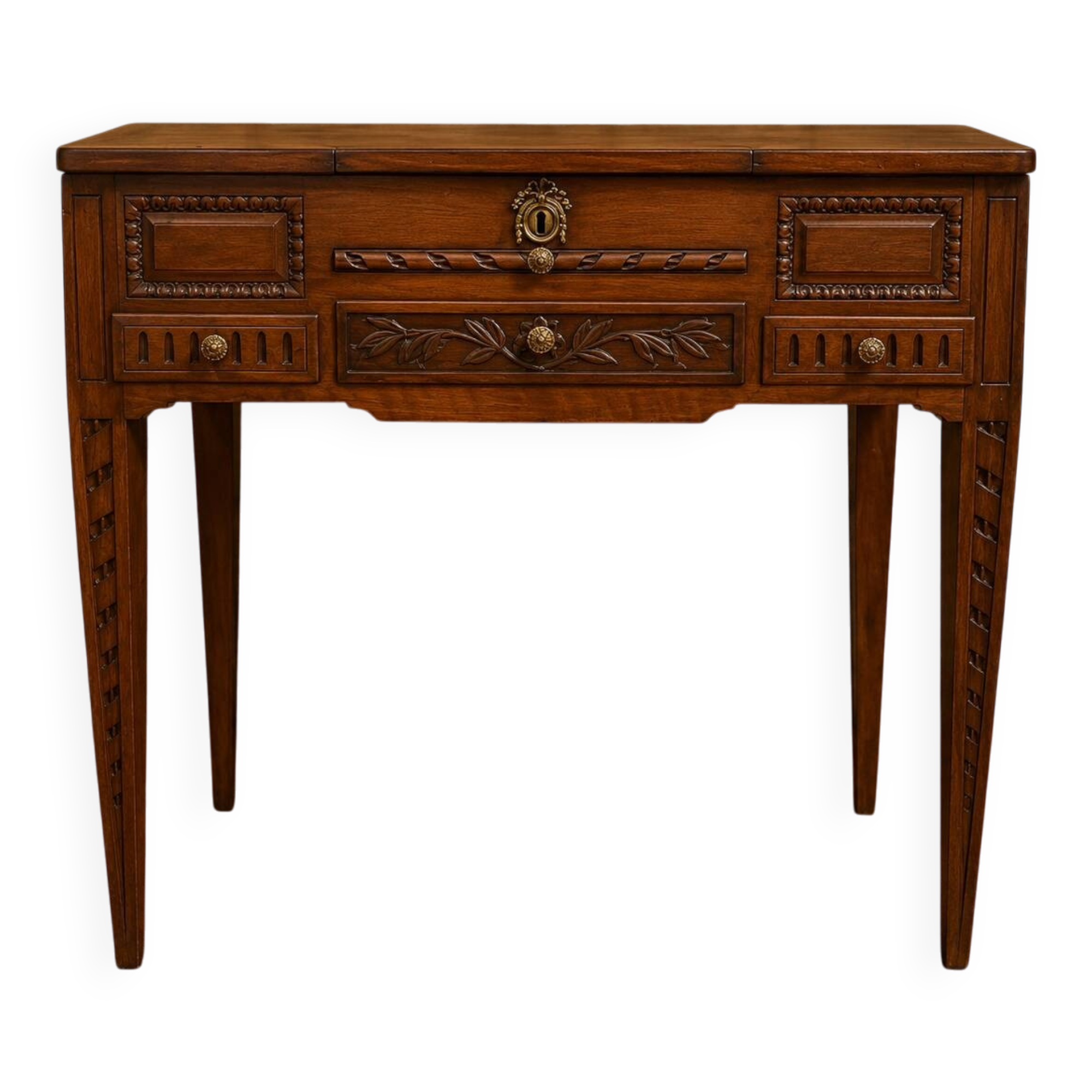 Lady's walnut dressing table – Louis XVI period