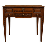 Coiffeuse de dame en noyer – Époque Louis XVI