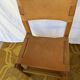Set of 4 chairs Maison Regain in leather and solid elm.