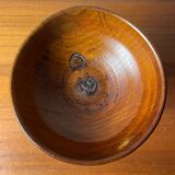 Wooden salt cup empty pocket