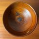 Wooden salt cup empty pocket