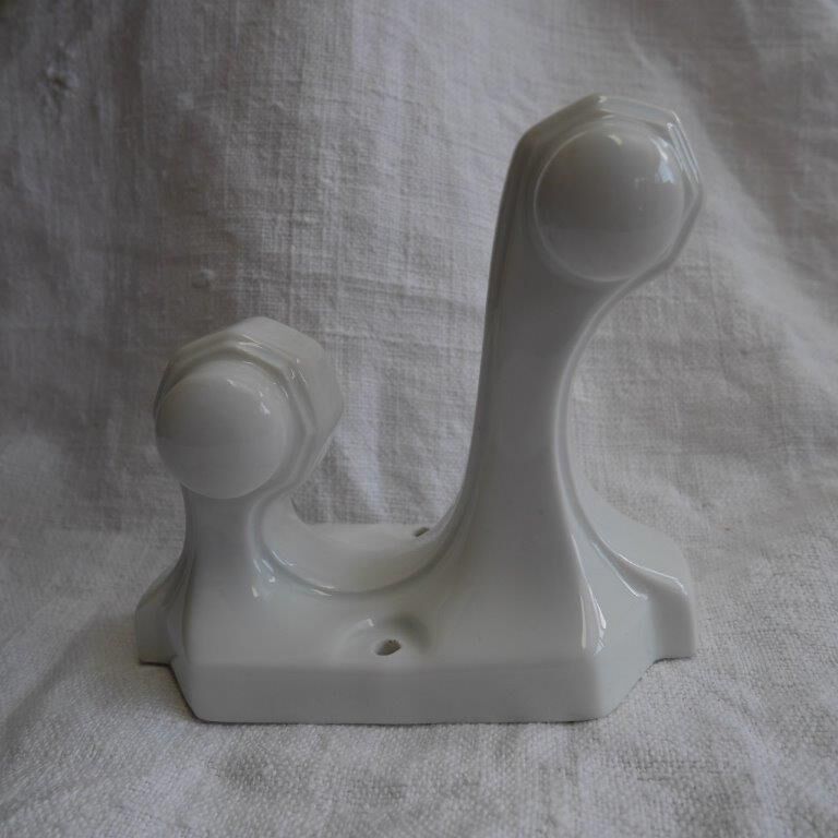 Patère porcelaine