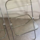 Paire de chaises Plia transparentes - Castelli