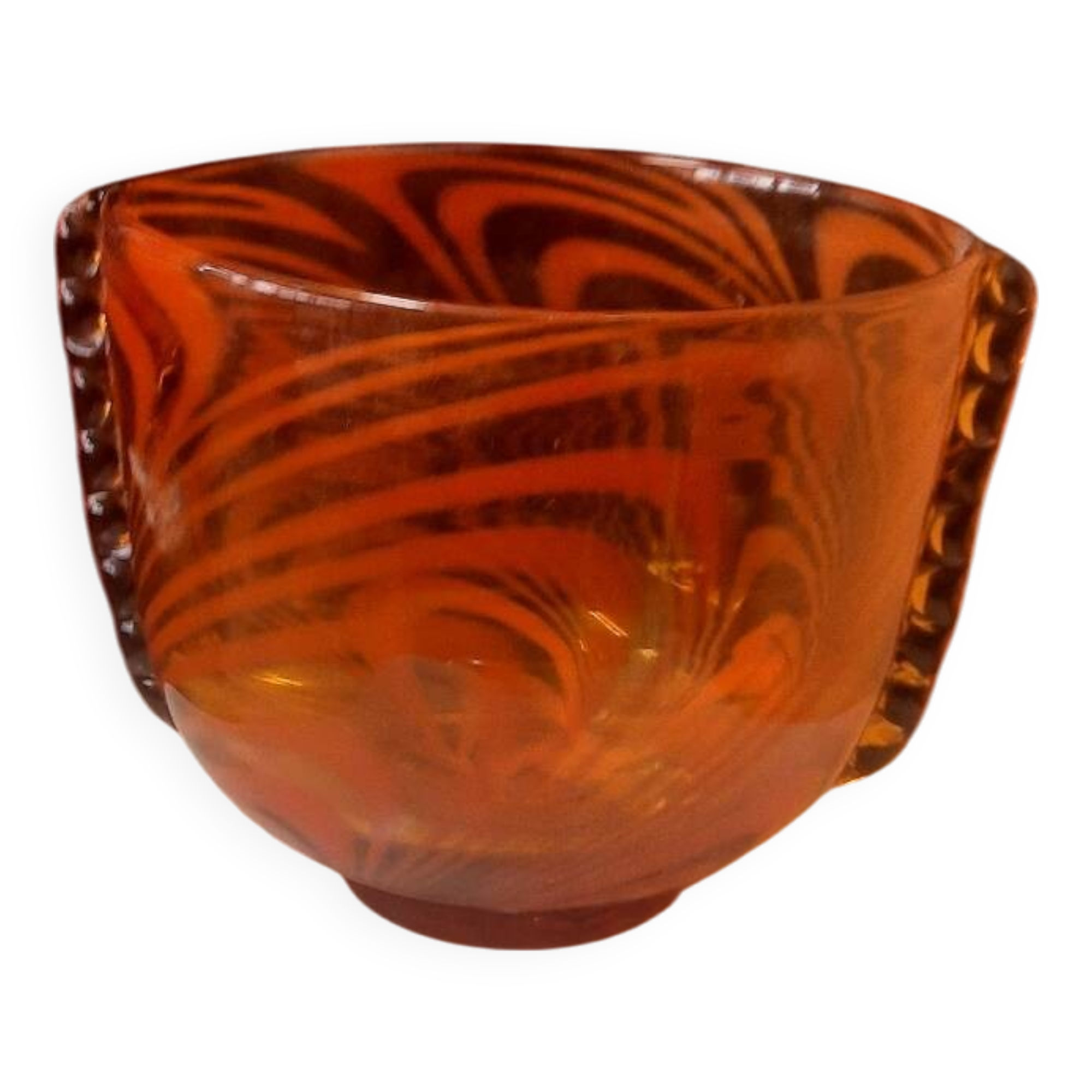 Glass vase 1970