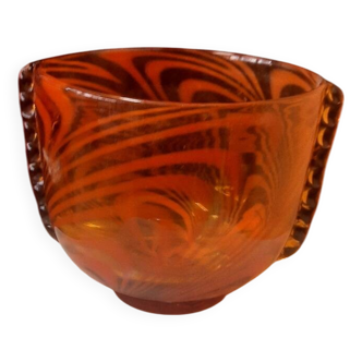 Glass vase 1970