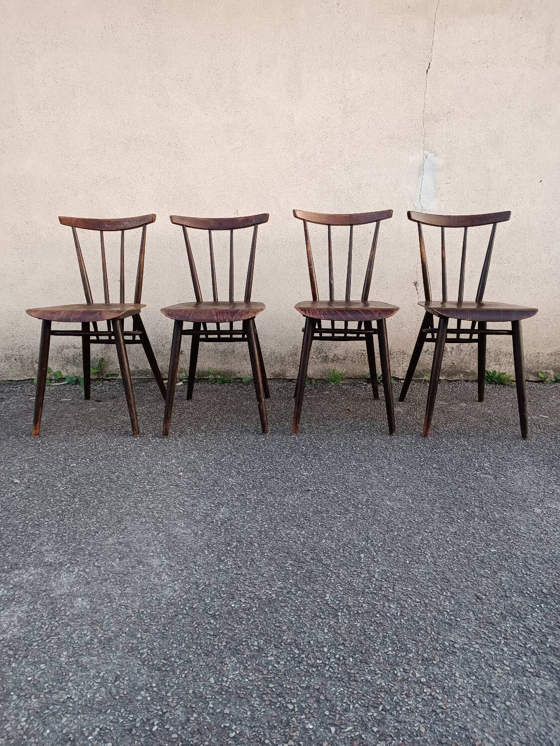 Set of 4 chairs by Tatra Nabytok Czechoslovakia 1960