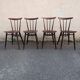 Set of 4 chairs by Tatra Nabytok Czechoslovakia 1960