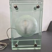 Italian Modern thick glass table lamp from 70s