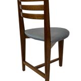 Vintage rare three-legged dining chair 1960s oak heart chair