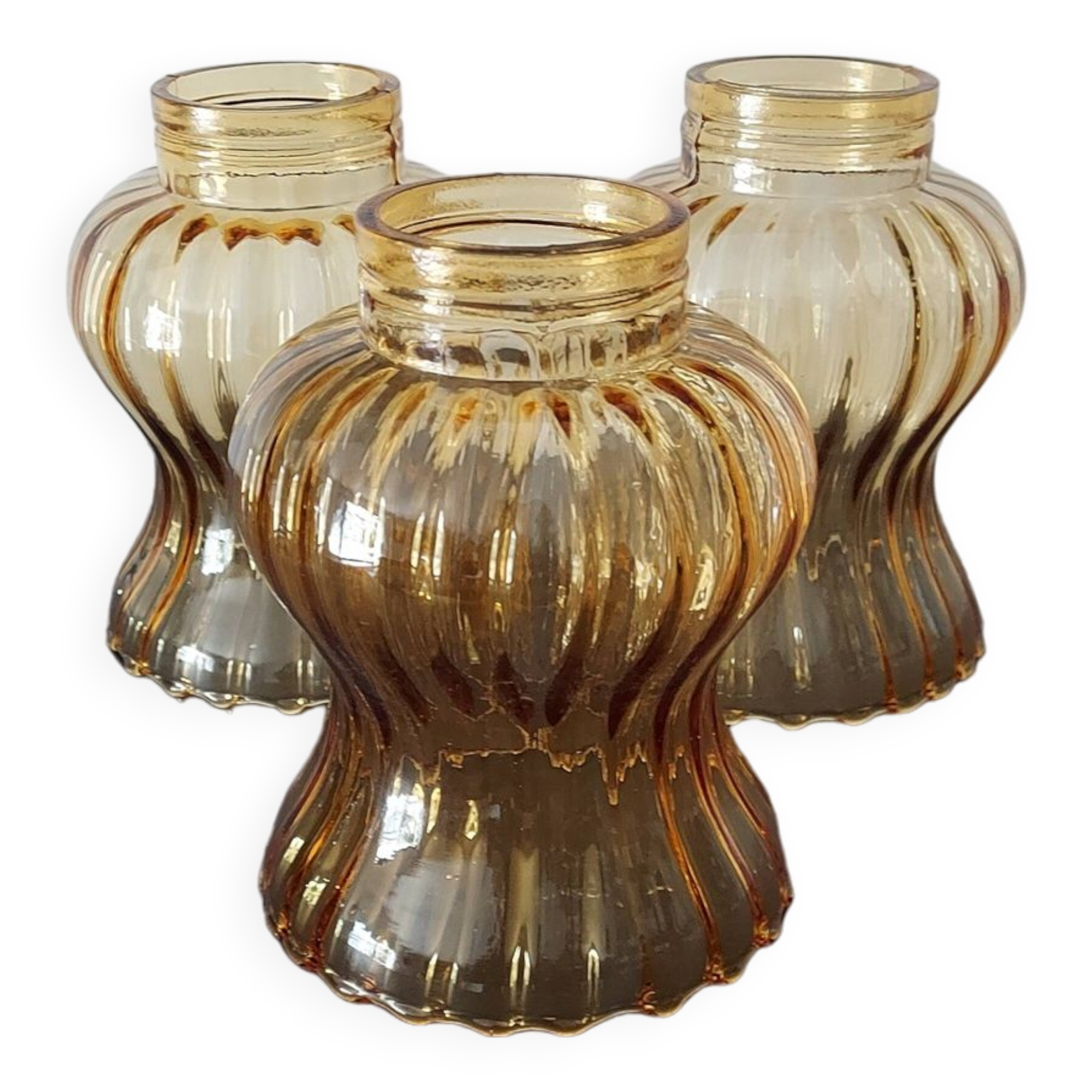 Set of 3 tulips for lighting