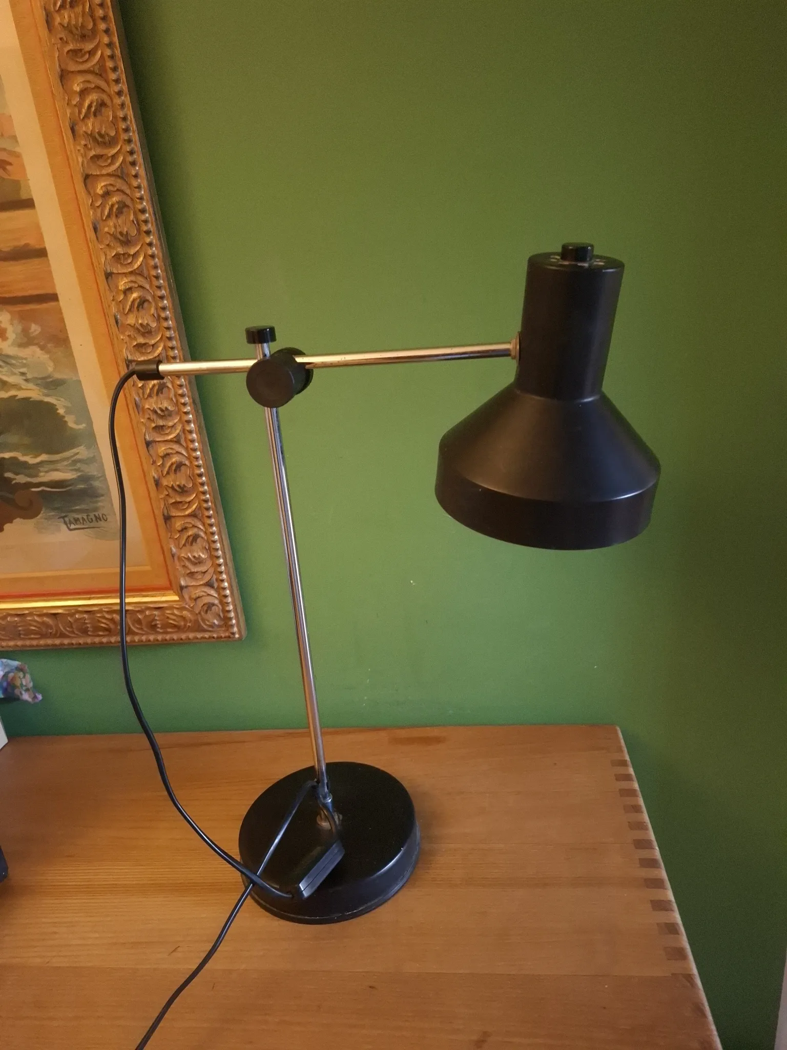 Lampe années 80'S Italienne Vénérable lumi