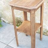 Art deco pedestal bedside table