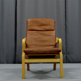 1970 leather armchair