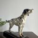 Setter animal earthenware from the Sainte Radegonde factory, 1950s