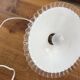 Old suspension in dented opaline