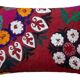 Housse de coussin brodée vintage 51x71 cm