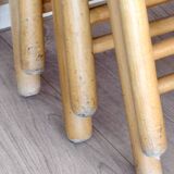 5 habitat cane folding chairs