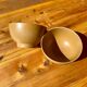 2 vintage stoneware bowls