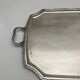 Large 19th century Louis XVI style silver metal tray