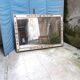 Gold and white empire mirror 130X89