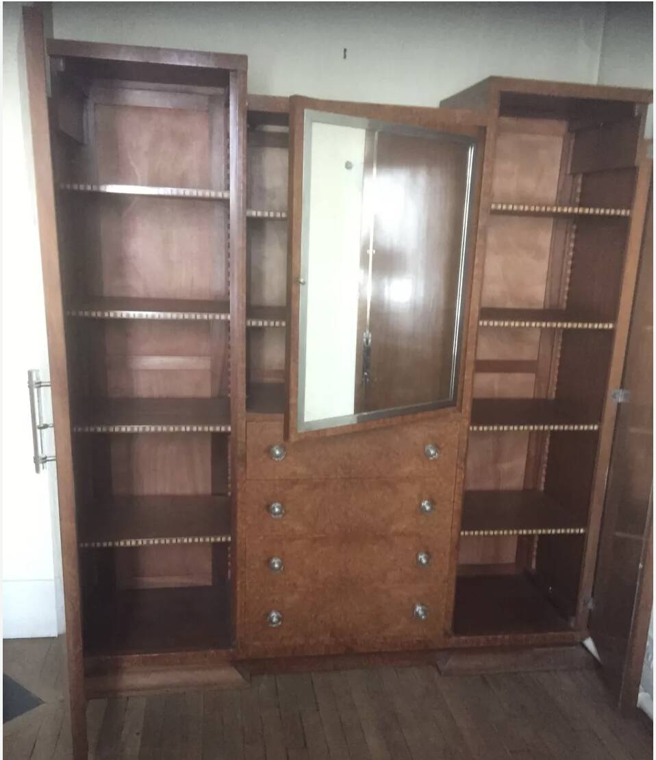 Art Deco wardrobe in perfect condition.