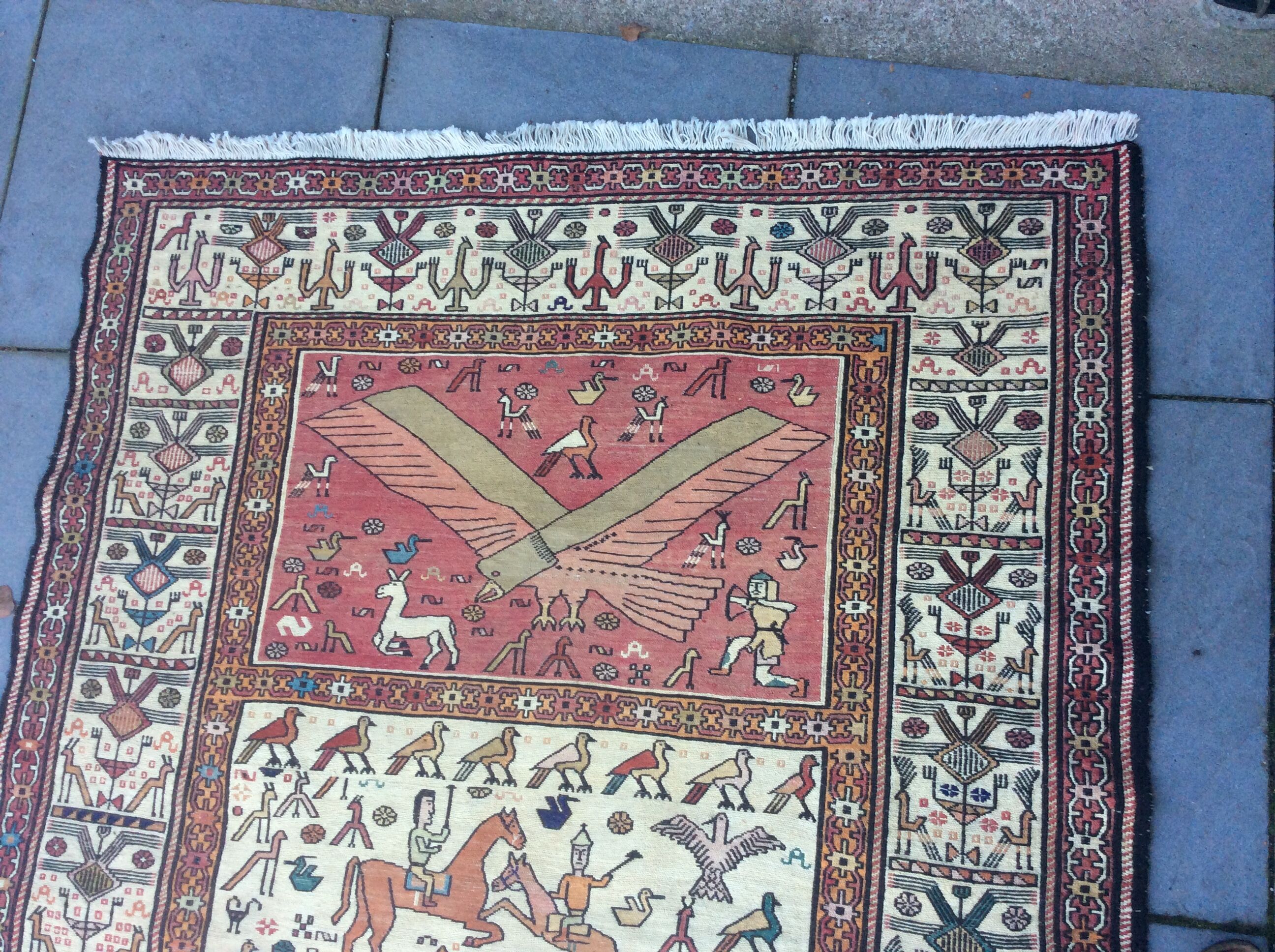 Authentic Persian rug, Kilim 195 x 125