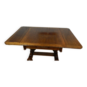 Oak Refectory Extending Draw Leaf Table