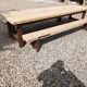 Fir farmhouse table with bench 3m42