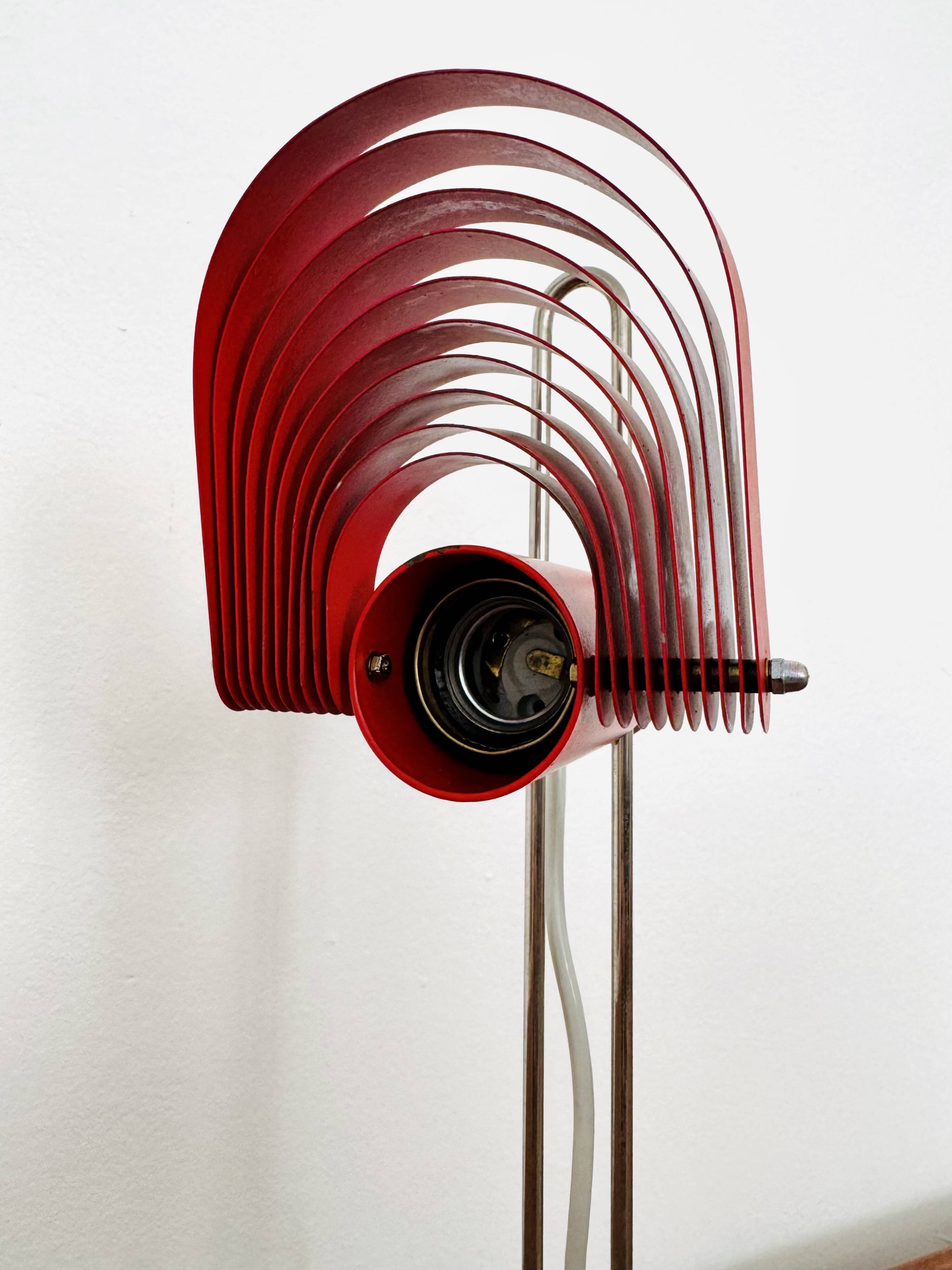 Metal Table Lamp by E.R. Nele for Temde