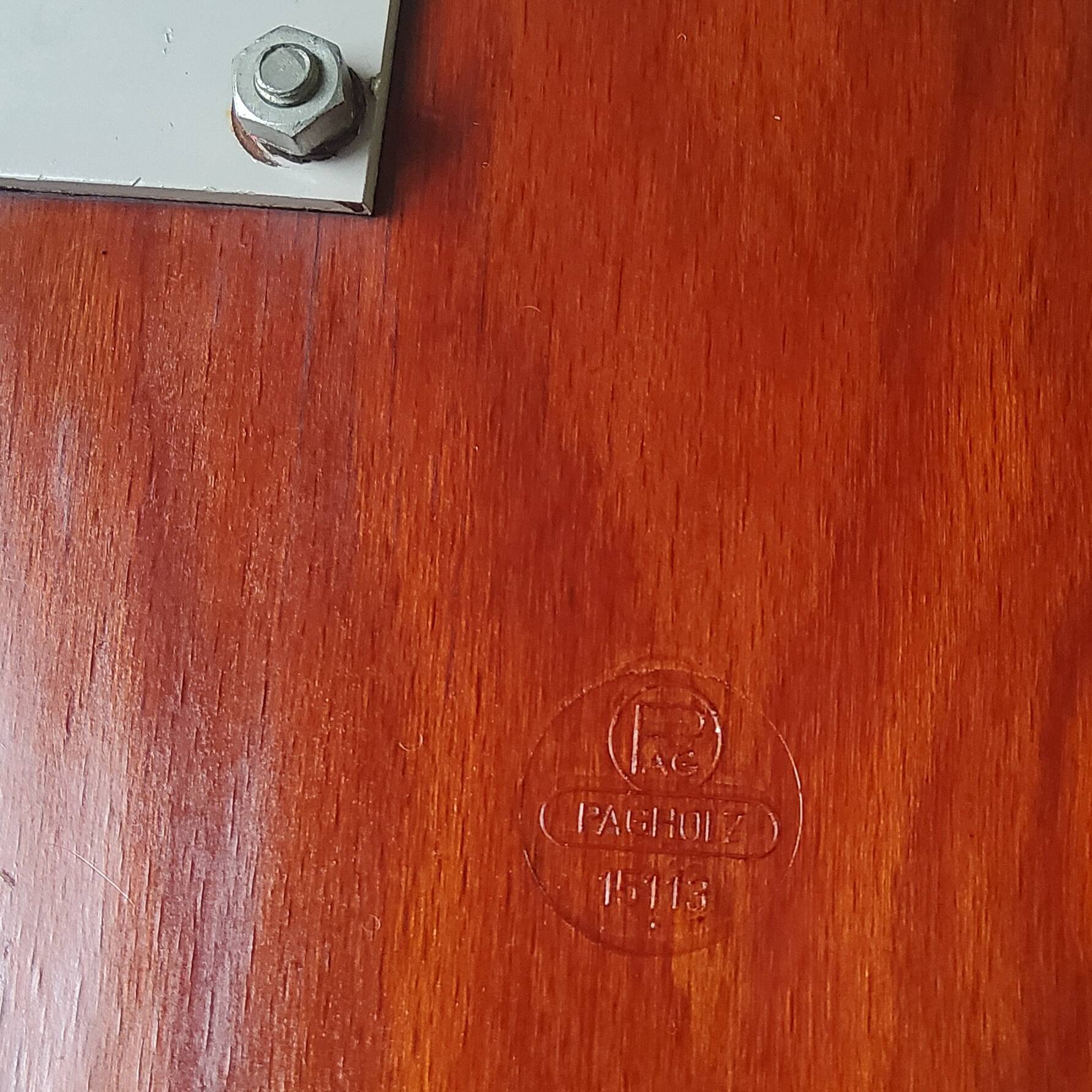 Chaise en Pagholz années 60