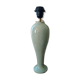 Longwy balustre enamels lamp foot in celadon earthenware circa 1940