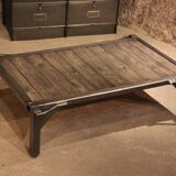 Industrial factory pallet coffee table
