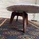 Marble and rosewood coffee table, designed by Hugues Poignant for Roche Bobois