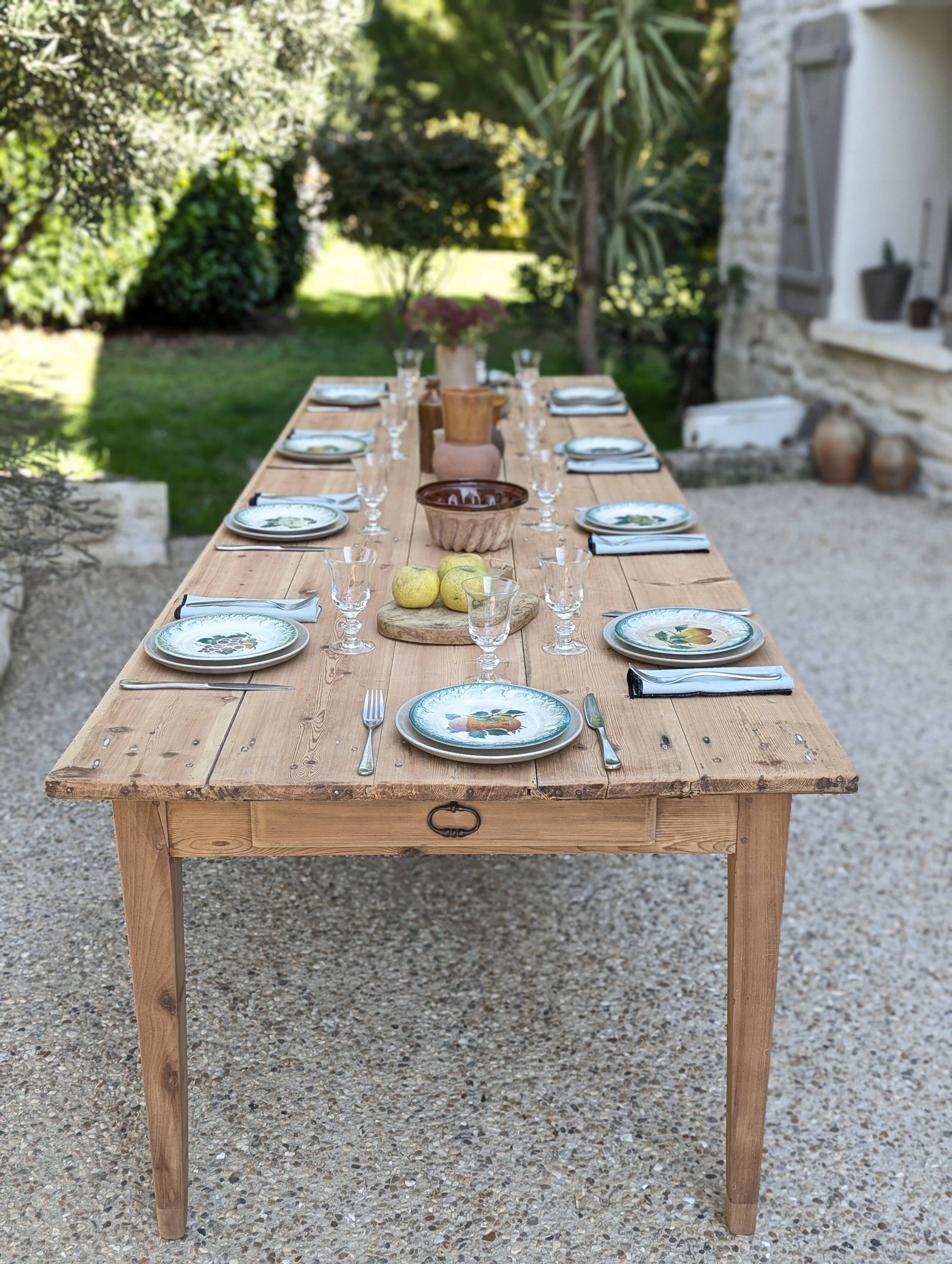 Large farmhouse table