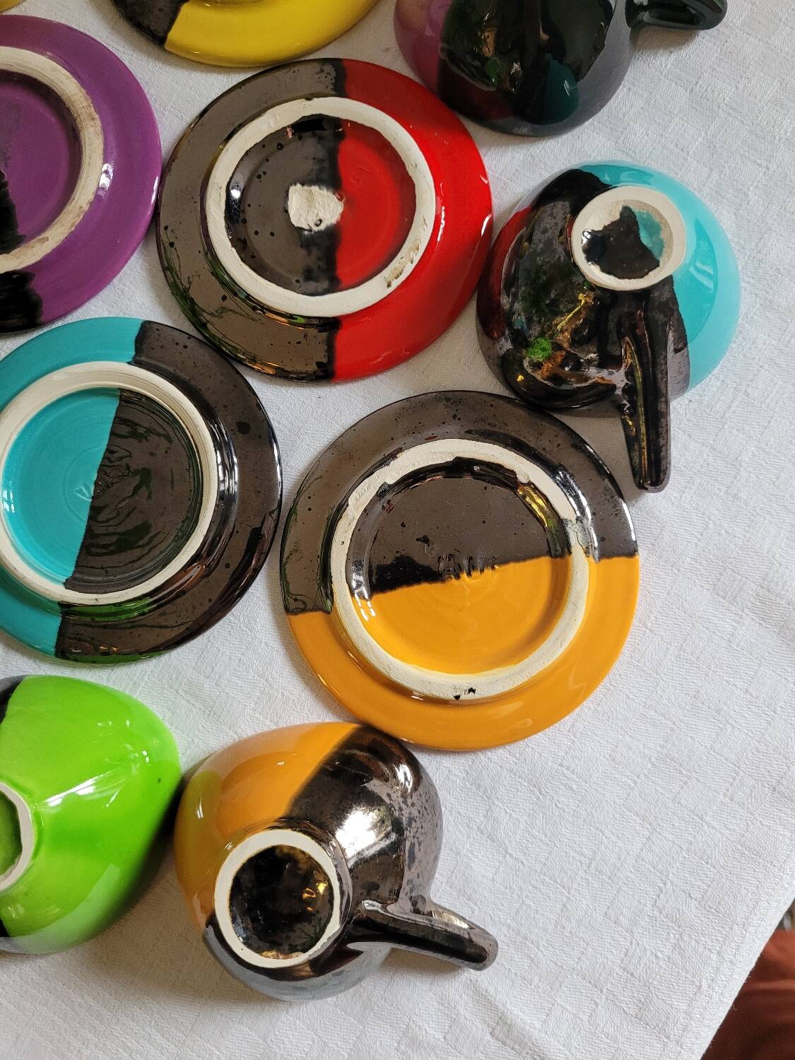 Vallauris coffee service by Auguste Lucchesi