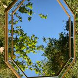 large mirror bestelnummer parcloses bisautées, circa 1980 73x93cm