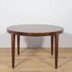 Mid-Century Round Rosewood Dining Table by Severin Hansen for Haslev Furnit