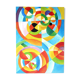 Peinture style Orphisme Delauney - 33x24cm