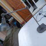 Industrial metal lamp, 2 arms