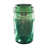 Old green jar