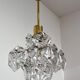 Small Midcentury Glass Chandelier/pendant by Kinkeldey, Germany, 1970s