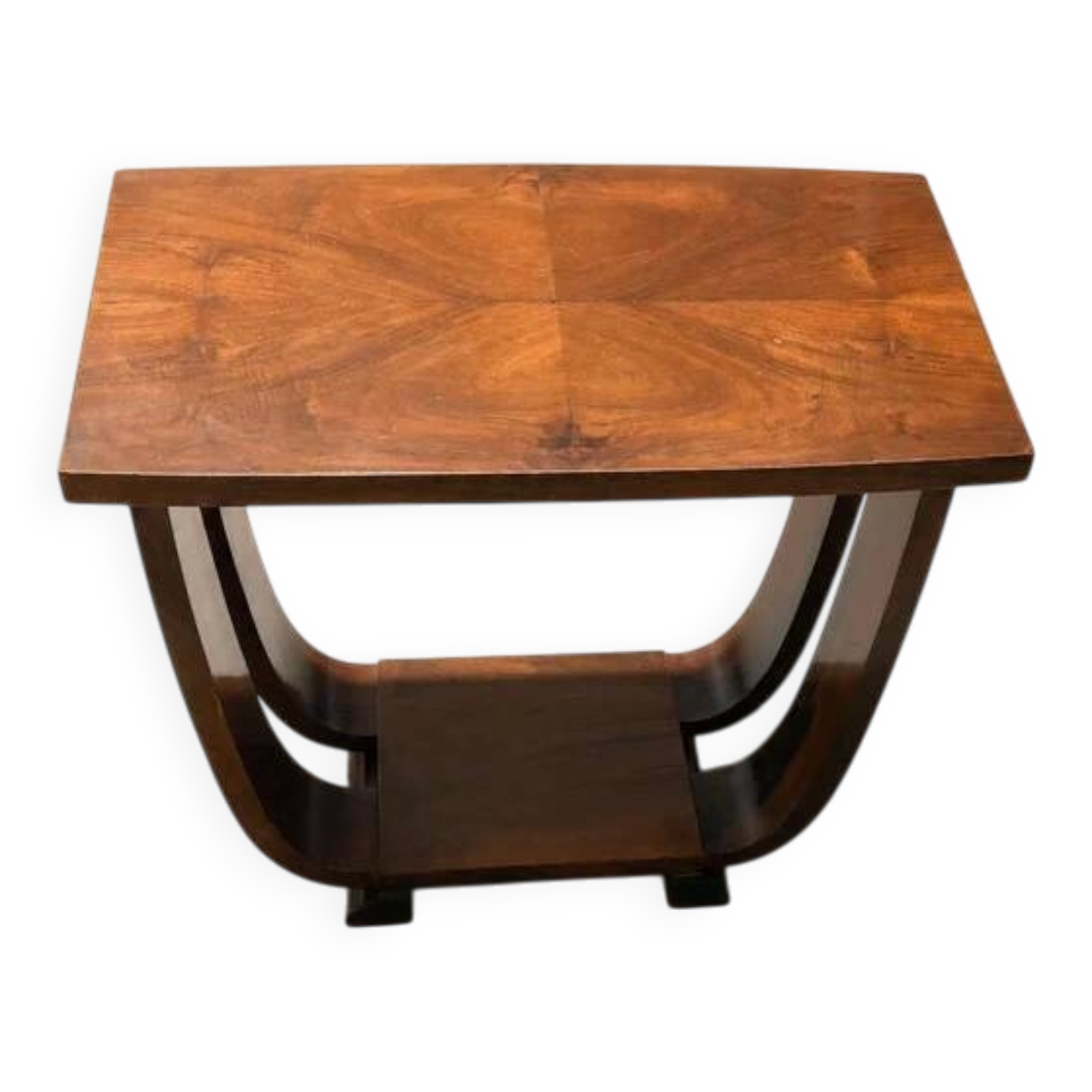 Art Deco side table in solid wood – France, circa 1930-1950