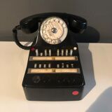 Phone old telephone switchboard in bakelite