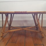 Rattan coffee table