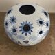 Nevers earthenware flower vase by A. Montagnon