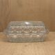 Glass butter dish